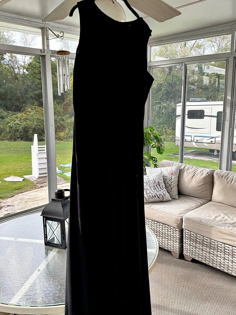Black Maxi Dress Size 2XL Like New